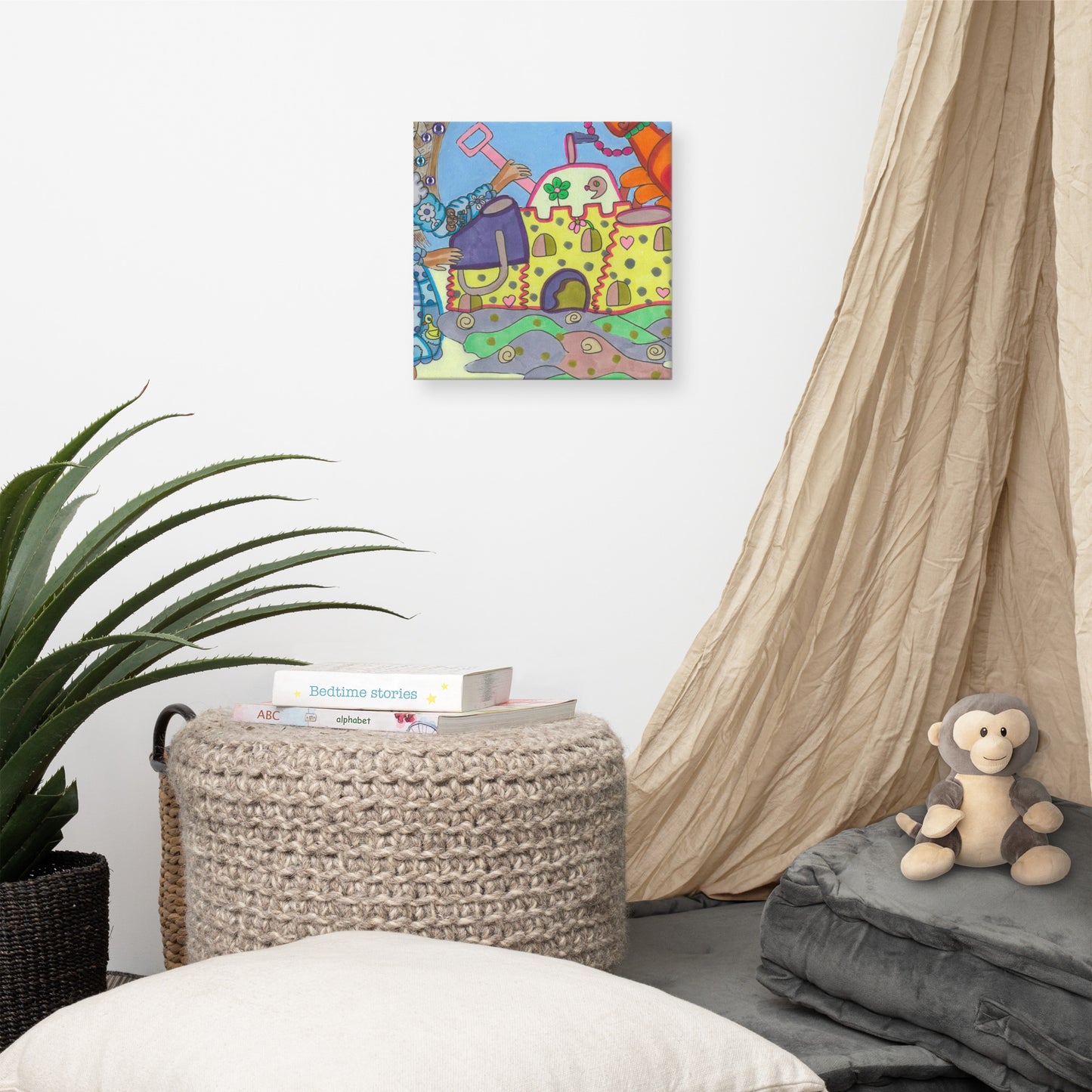 The Scampering Crab | Canvas Print