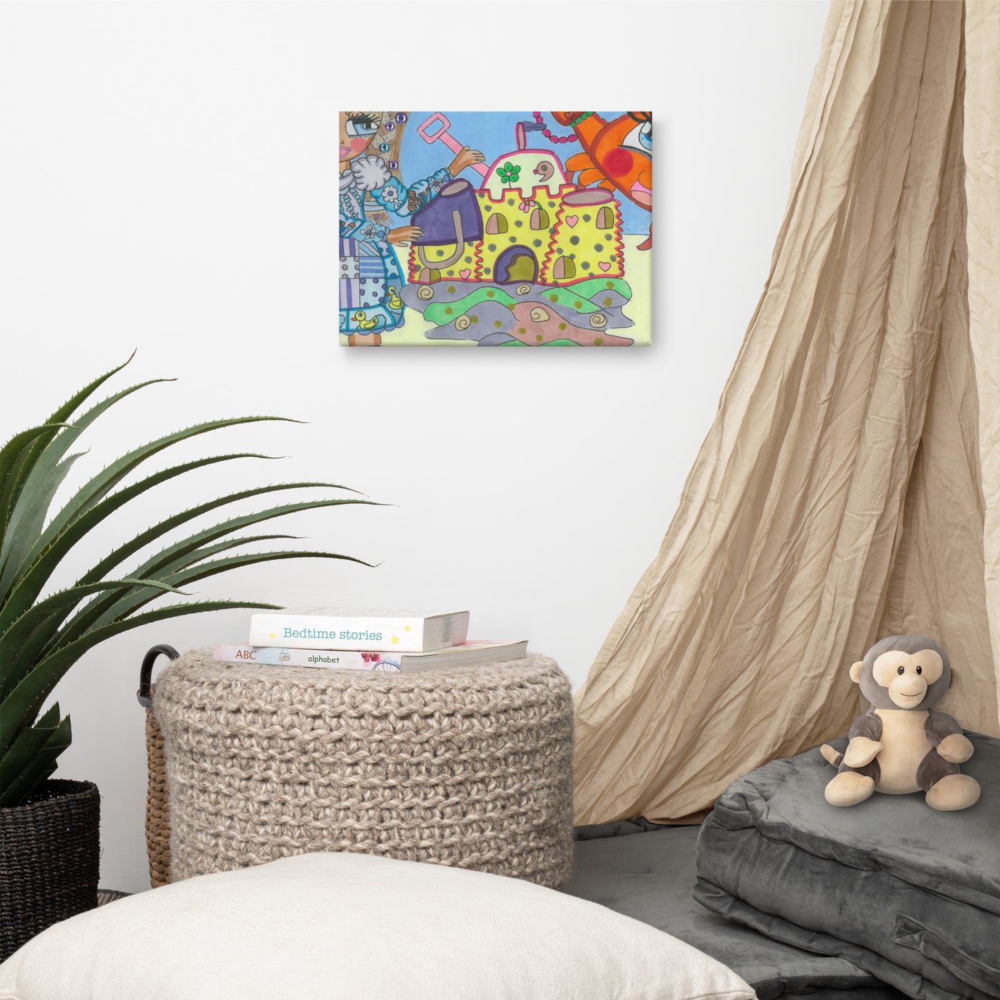 The Scampering Crab | Canvas Print