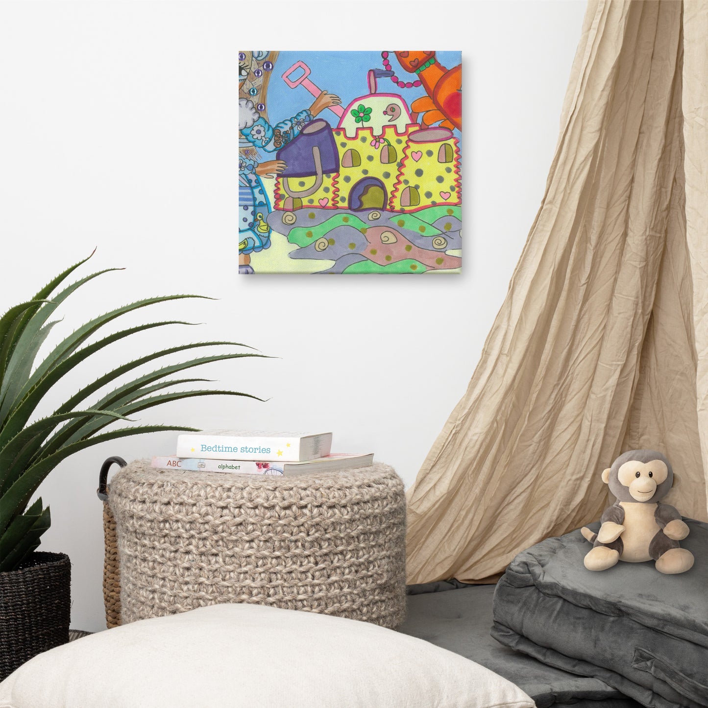 The Scampering Crab | Canvas Print