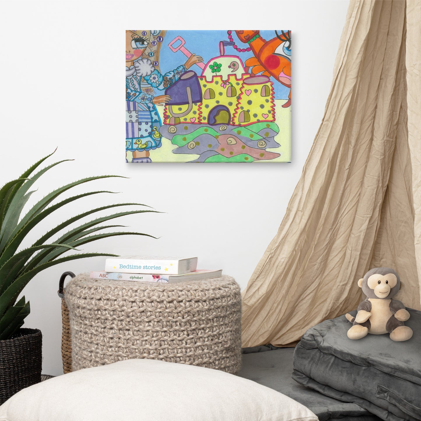 The Scampering Crab | Canvas Print