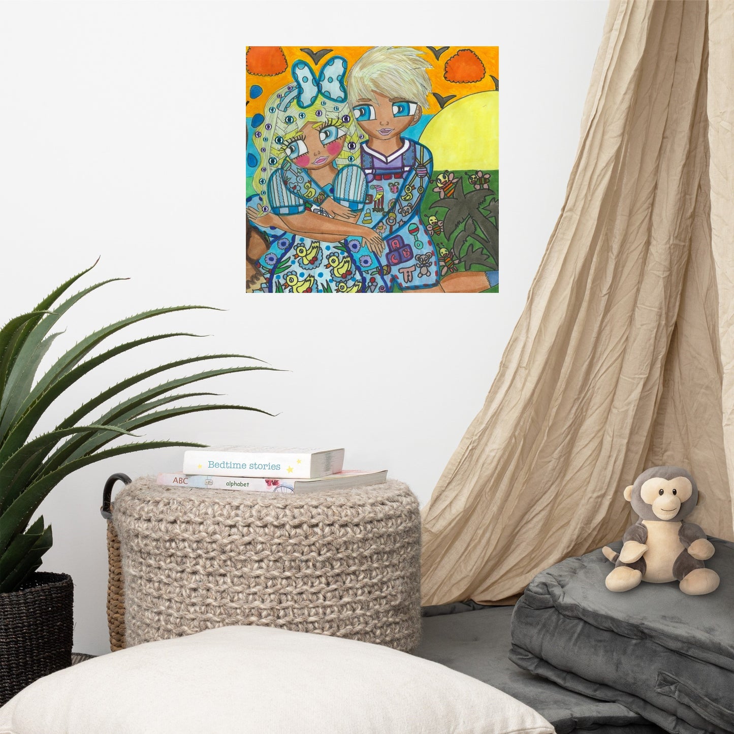 Girl and Boy | Canvas Print